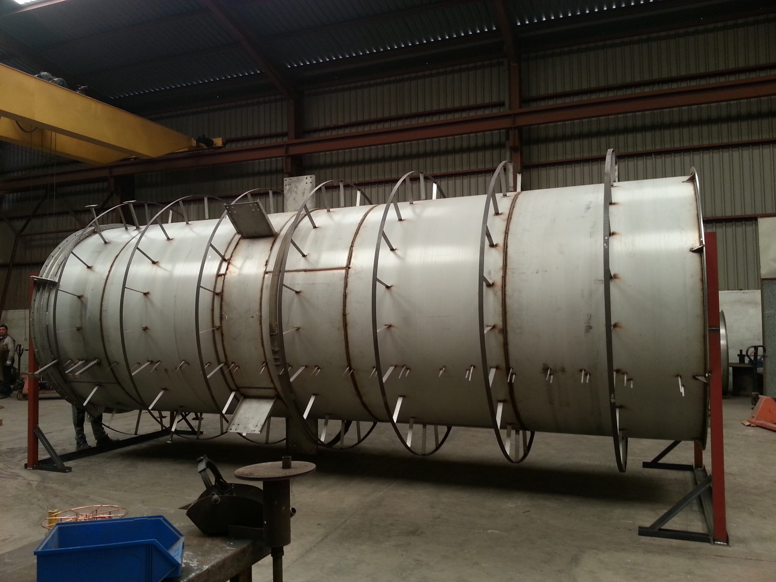 Calderería industrial para proyectos energéticos