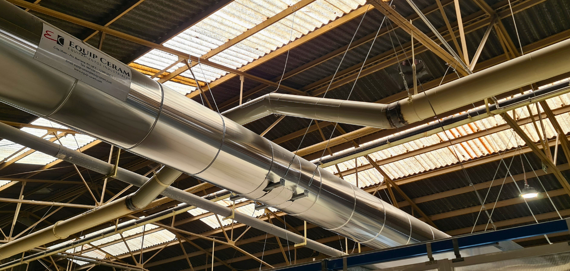 ¿Cómo se fabrica un conducto industrial?